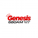 Logo de Génesis Radio 680 AM & 92.9 FM, emisora cristiana en Tampa Bay Florida