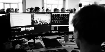 Imagen que muestra los equipos esenciales y complementarios necesarios para transmitir reuniones de iglesia de manera profesional.